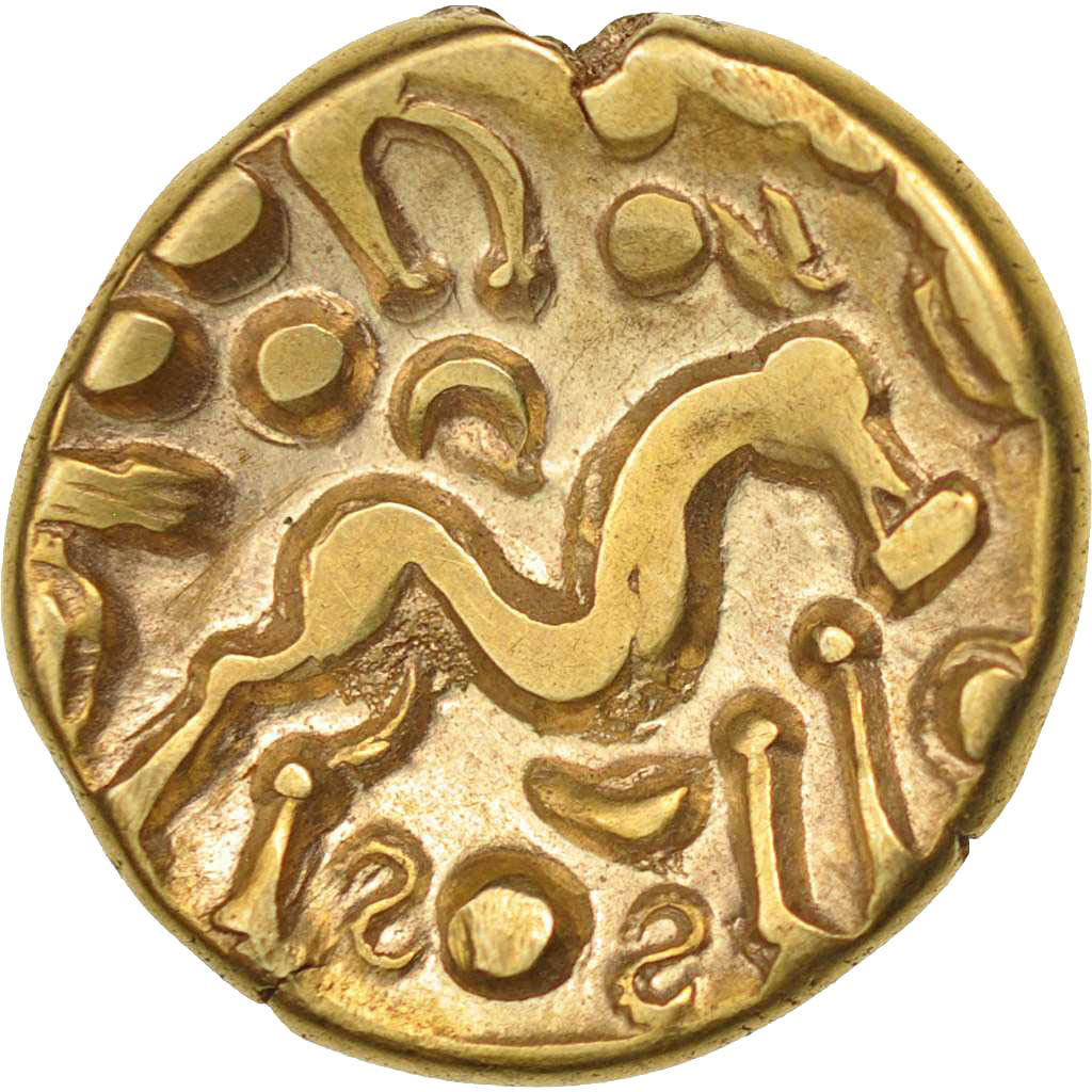 Coin, Ambiani, Stater, AU(50-53), Gold, Delestrée:242