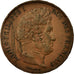 Moneta, Francia, 5 Francs, 1831, Rouen, MB+, Bronzo, KM:M20a, Gadoury:679c