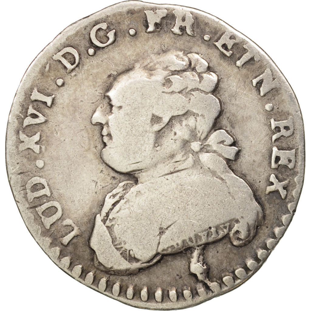 Munten, Frankrijk, Louis XV, 1/20 Écu (6 sols), 6 Sols, 1/20 ECU, 1783, Paris