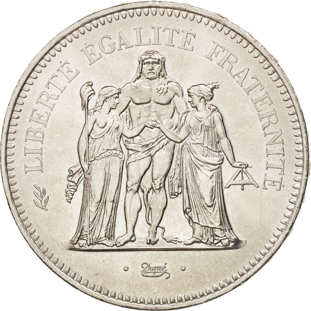 France, Hercule, 50 Francs, 1978, Paris, MS(65-70), Silver, KM:941.1