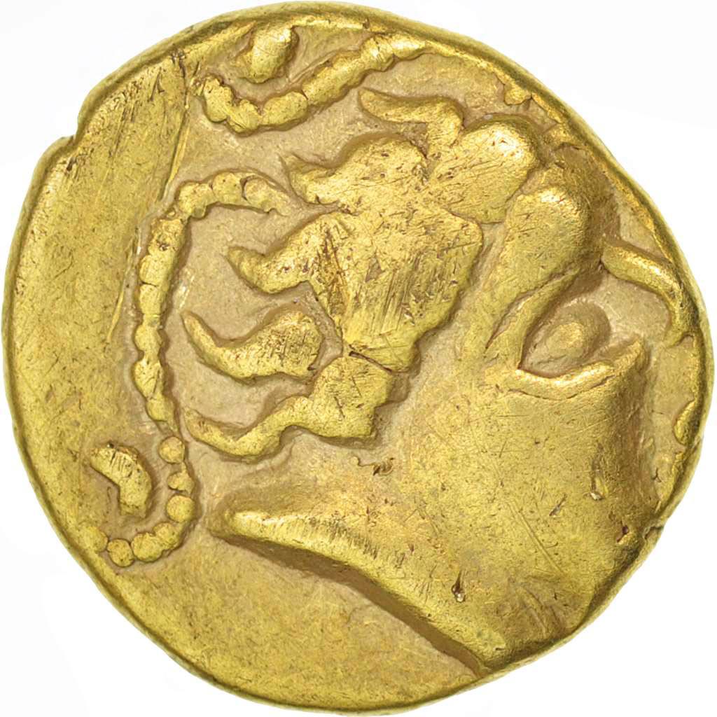 Nametes, 1/4 Stater, EF(40-45), Gold, Delestré:2194