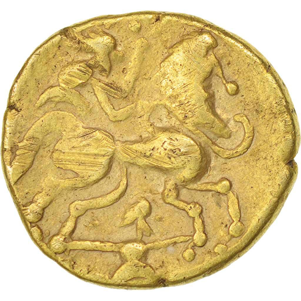 Nametes, 1/4 Stater, EF(40-45), Gold, Delestré:2194