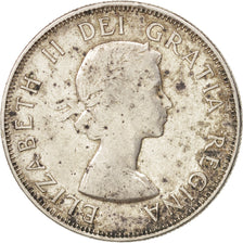 Monnaie, Canada, Elizabeth II, 50 Cents, 1953, Royal Canadian Mint, Ottawa, TTB