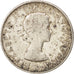 Moneda, Canadá, Elizabeth II, 50 Cents, 1953, Royal Canadian Mint, Ottawa, MBC