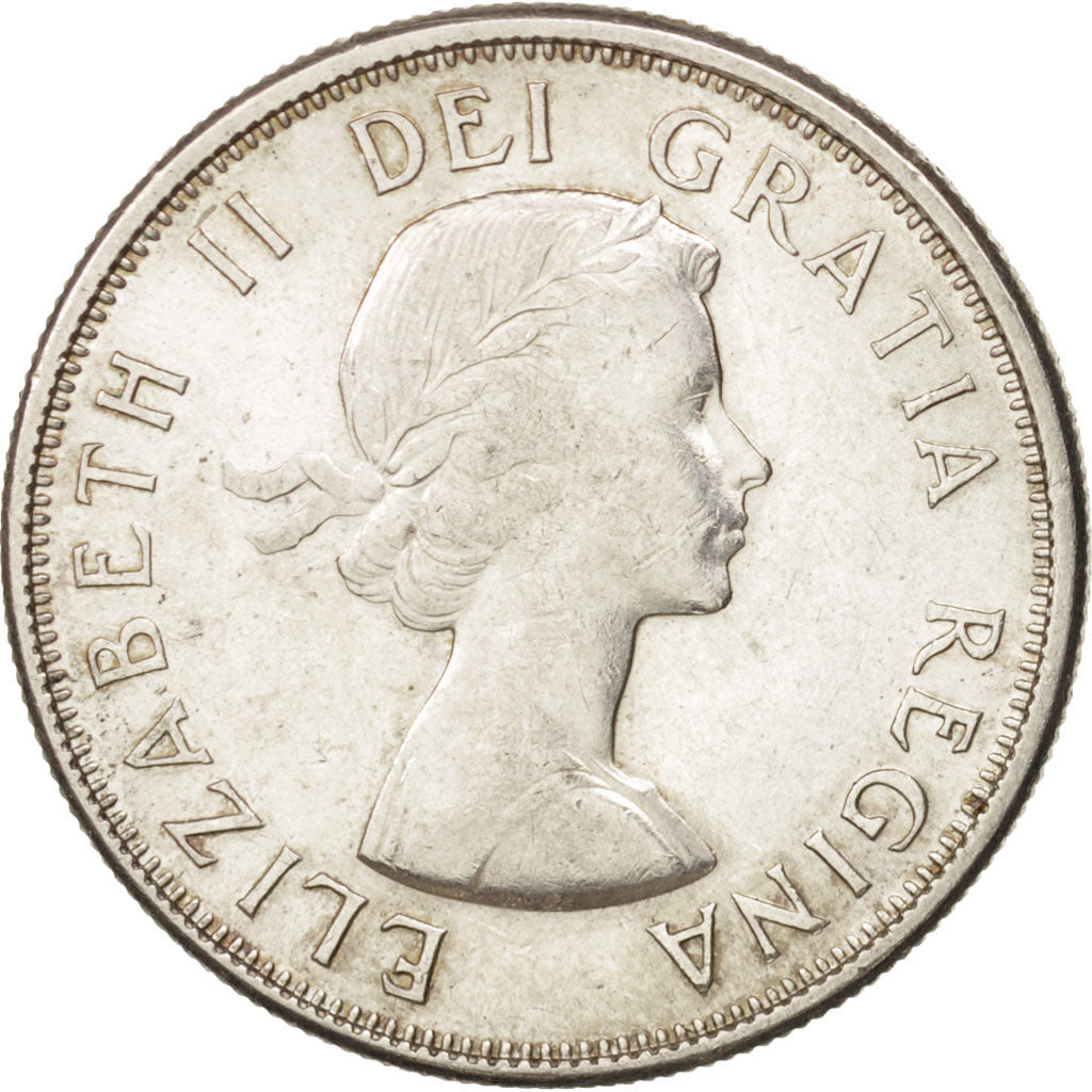 Monnaie, Canada, Elizabeth II, 50 Cents, 1964, Royal Canadian Mint, Ottawa