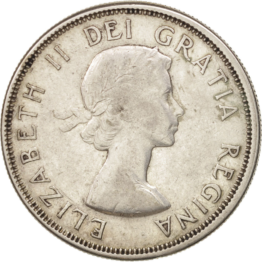 Canada, Elizabeth II, Dollar, 1963, Ottawa, EF(40-45), Silver, KM:54