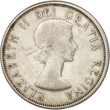Canada, Elizabeth II, Dollar, 1963, Ottawa, EF(40-45), Silver, KM:54