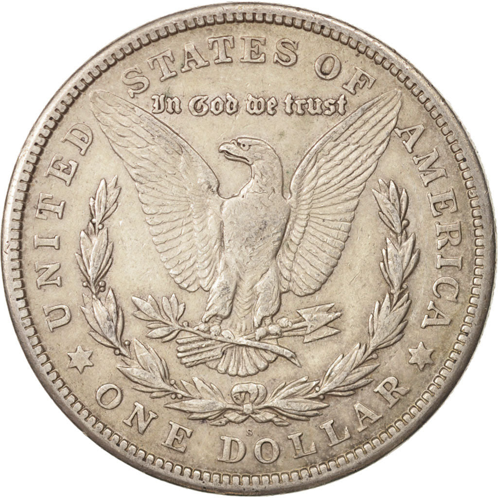 United States, Morgan Dollar, 1921, San Francisco, EF(40-45), Silver, KM:110