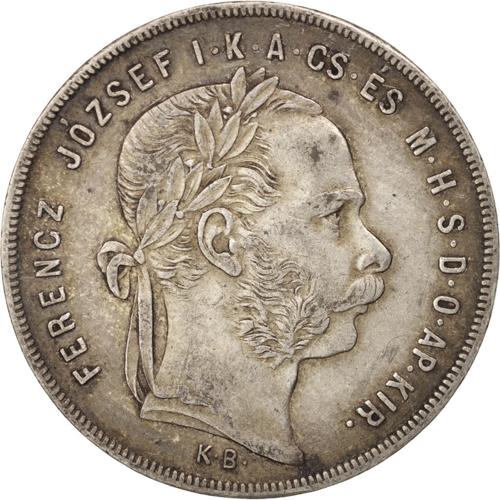 Hungary, Franz Joseph I, Forint, 1879, Kremnitz, AU(50-53), Silver, KM:453.1