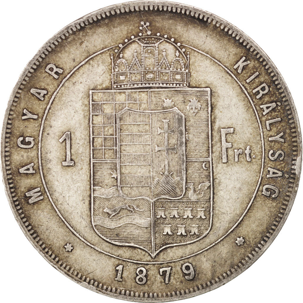 Hungary, Franz Joseph I, Forint, 1879, Kremnitz, AU(50-53), Silver, KM:453.1
