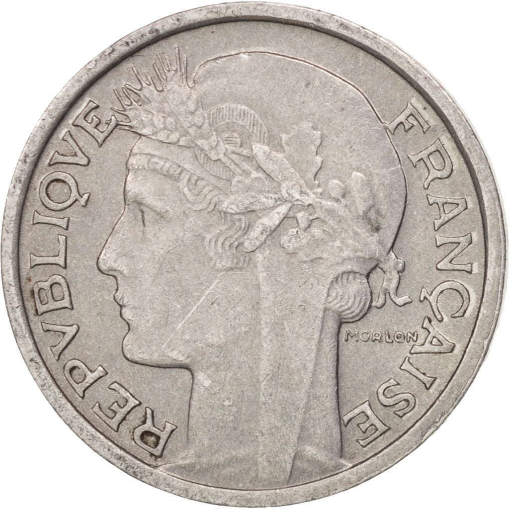 Coin, France, Morlon, 50 Centimes, 1947, Beaumont le Roger, EF(40-45), Aluminum