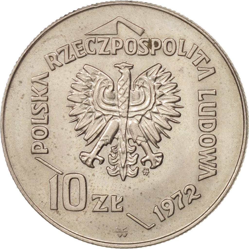 Monnaie, Pologne, 10 Zlotych, 1972, Warsaw, SUP+, Copper-nickel, KM:65