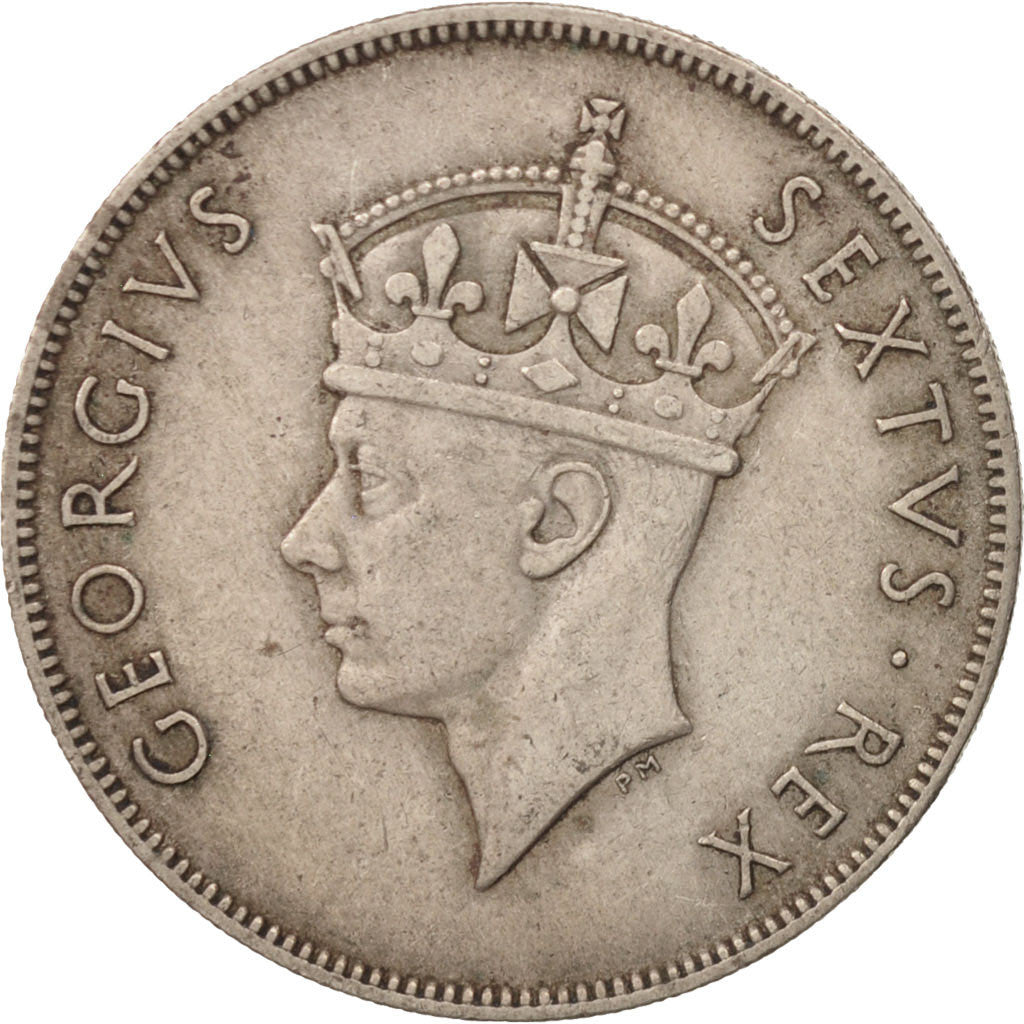 Munten, OOST AFRIKA, George VI, Shilling, 1950, ZF, Copper-nickel, KM:31