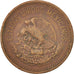 Mexico, 20 Centavos, 1952, Mexico City, EF(40-45), Bronze, KM:439