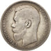 Moneda, Rusia, Nicholas II, Rouble, 1897, St. Petersburg, BC+, Plata, KM:59.3