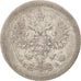 Monnaie, Russie, Nicholas II, 10 Kopeks, 1907, St. Petersburg, TB, Argent