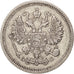 Monnaie, Russie, Nicholas II, 10 Kopeks, 1911, St. Petersburg, TTB, Argent