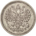 Monnaie, Russie, Nicholas II, 10 Kopeks, 1911, St. Petersburg, TTB, Argent