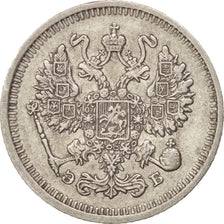 Moneda, Rusia, Nicholas II, 10 Kopeks, 1912, St. Petersburg, MBC+, Plata