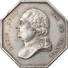 France, Token, Louis XVIII, Administration, Commissaires Priseurs à Paris