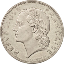 France, Lavrillier, Essai 5 Francs, 1933, MS(64), Nickel, KM:E65, Gadoury:760