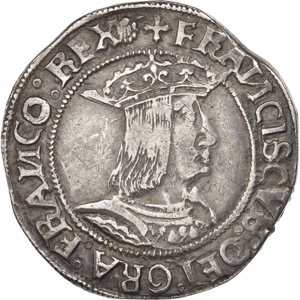 Francia, Teston, Dijon, BB, Argento, Duplessy:817