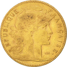 Frankreich, Marianne, 10 Francs, 1907, Paris, EF(40-45), Gold, KM:846