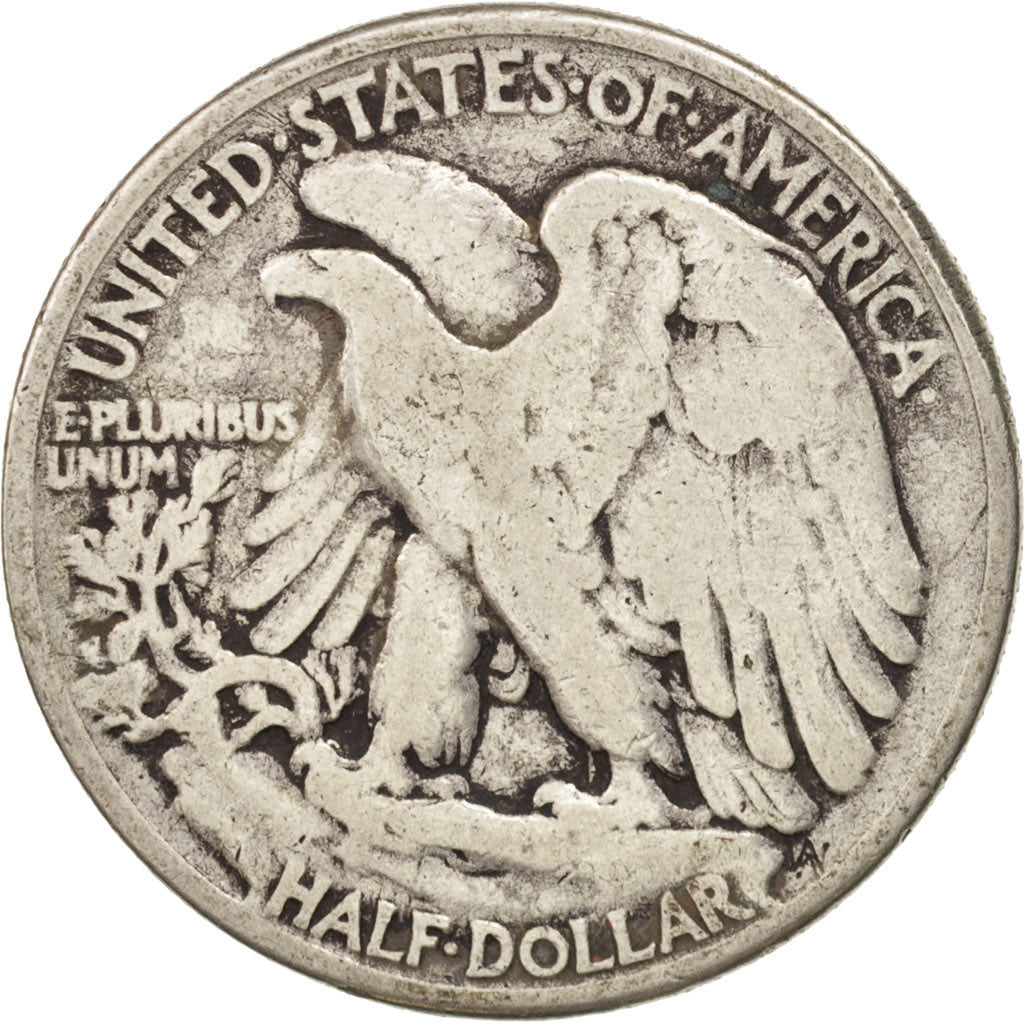 États-Unis, Walking Liberty Half Dollar, 1942, Philadelphia, TB, KM:142