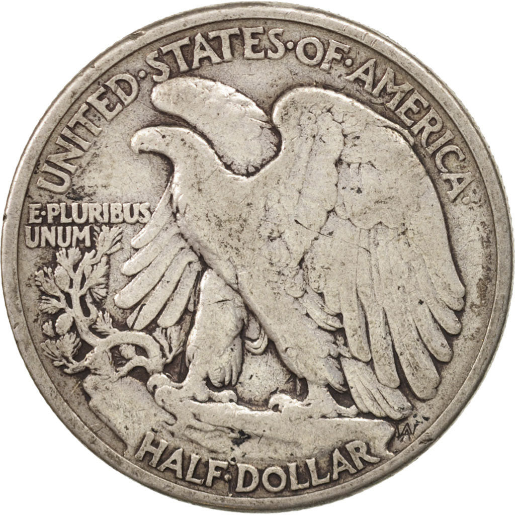 United States, Walking Liberty Half Dollar, 1942, Philadelphia, VF(20-25),KM:142