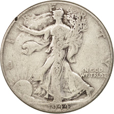 United States, Walking Liberty Half Dollar, 1944, Philadelphia, VF(20-25),KM:142