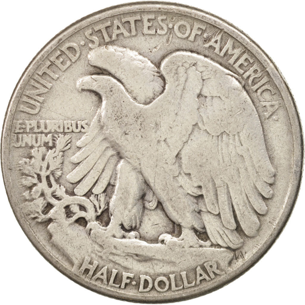 United States, Walking Liberty Half Dollar, 1944, Philadelphia, VF(20-25),KM:142