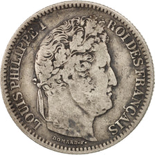 Francia, Louis-Philippe, 2 Francs, 1834, Paris, MB+, Argento, KM:743.1, Gadou...