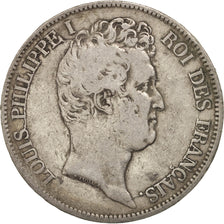 Monnaie, France, Louis-Philippe, 5 Francs, 1830, Rouen, TB, Argent, KM:735.2