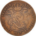 Coin, Belgium, Leopold I, 5 Centimes, 1857, VF(20-25), Copper, KM:5.1