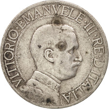 Italie, Vittorio Emanuele III, Lira, 1913, Rome, TB, Argent, KM:45