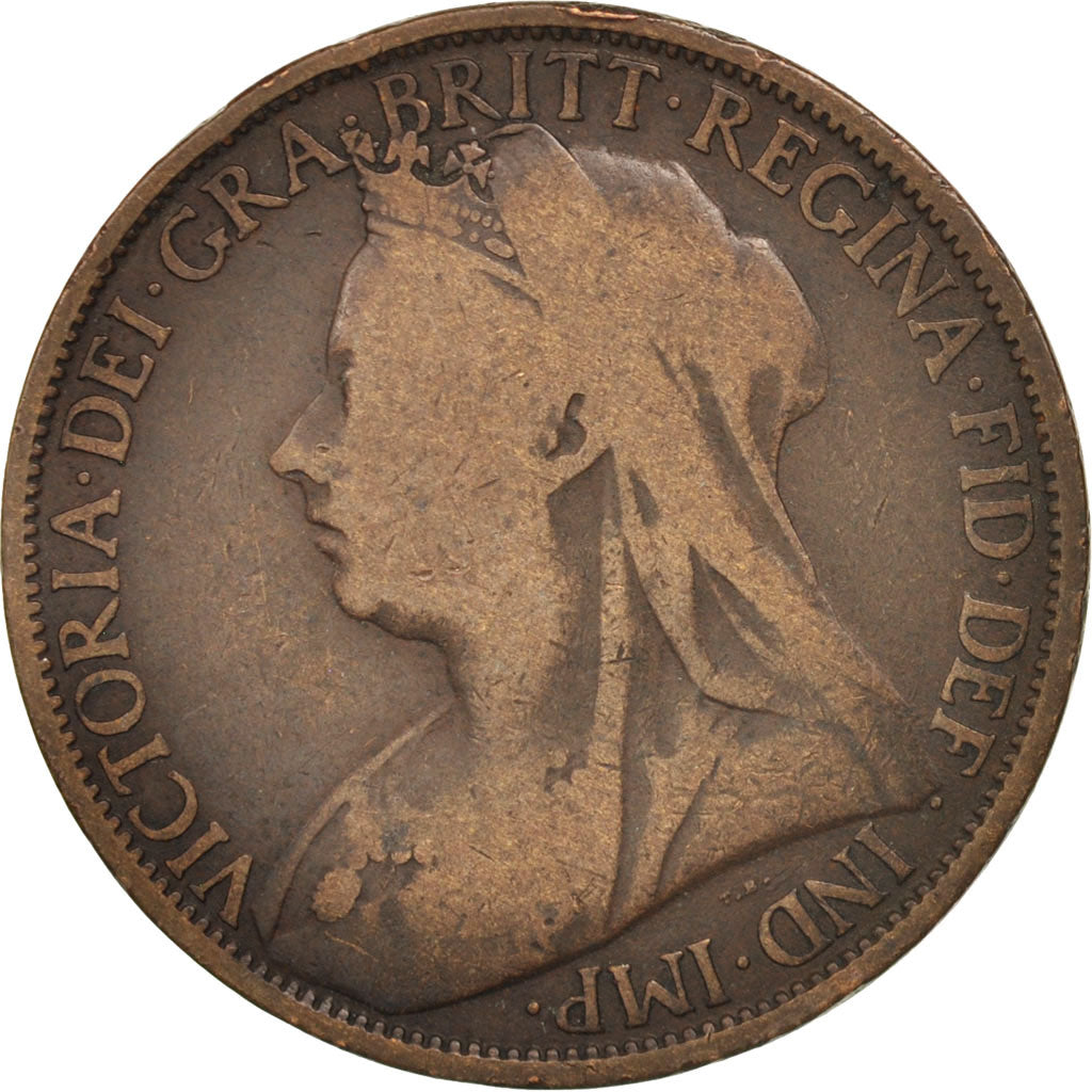 Great Britain, Victoria, Penny, 1895, F(12-15), Bronze, KM:790
