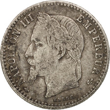 Munten, Frankrijk, Napoleon III, Napoléon III, 50 Centimes, 1864, Paris, FR+