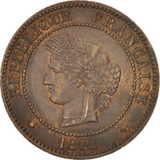Coin, France, Cérès, 5 Centimes, 1872, Paris, AU(50-53), Bronze, KM:821.1