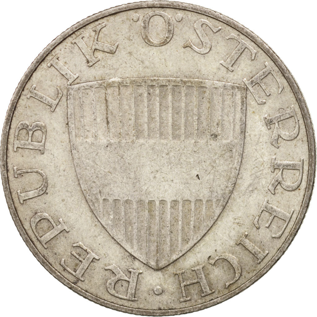 Coin, Austria, 10 Schilling, 1957, EF(40-45), Silver, KM:2882