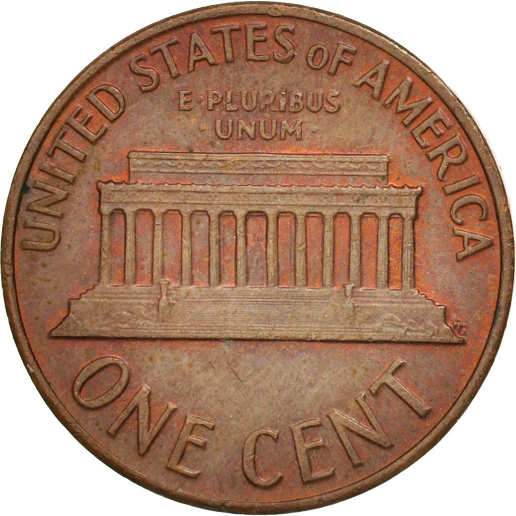 Coin, United States, Lincoln Cent, Cent, 1968, U.S. Mint, Philadelphia