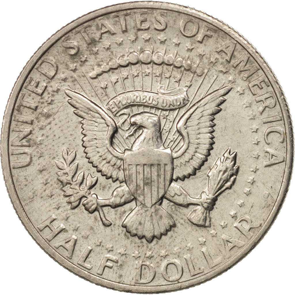 Coin, United States, Kennedy Half Dollar, Half Dollar, 1972, U.S. Mint