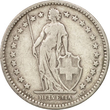 Switzerland, 2 Francs, 1886, Bern, VF(20-25), Silver, KM:21