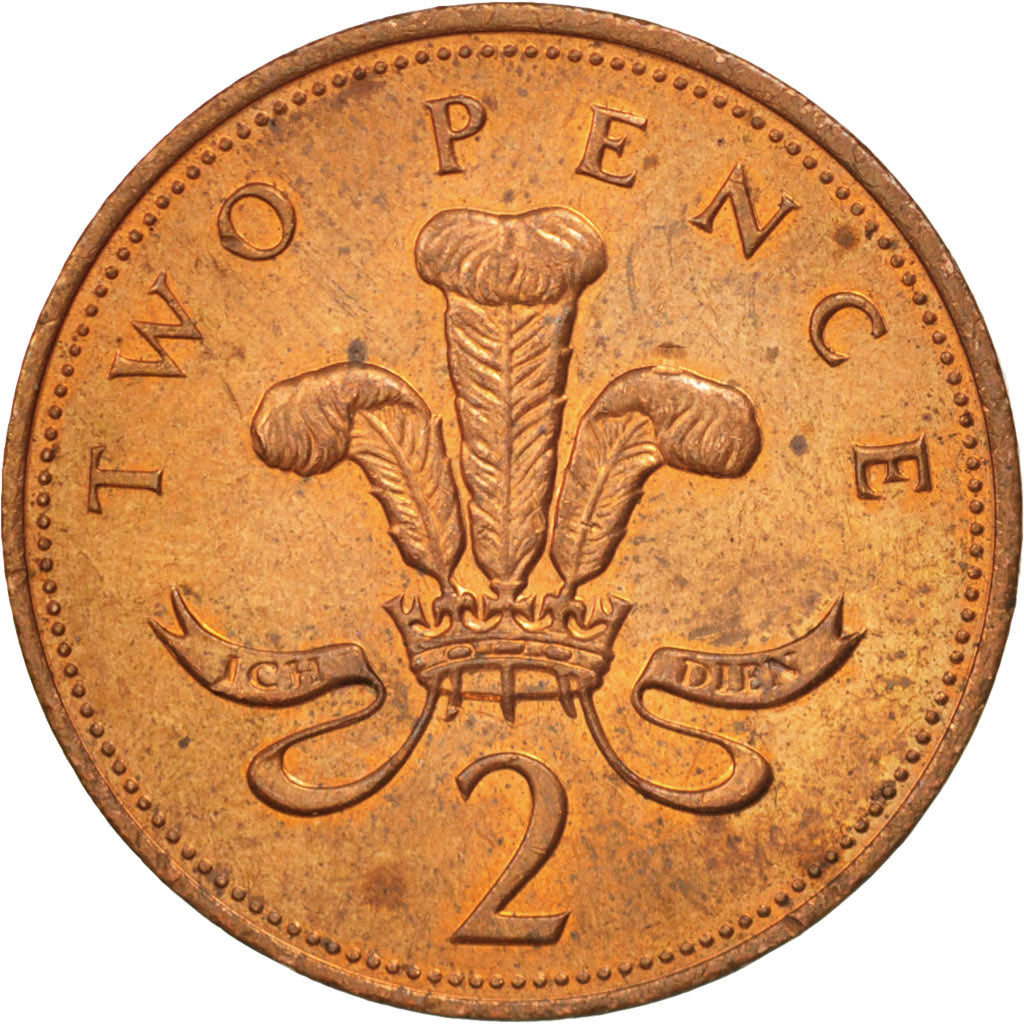 Coin, Great Britain, Elizabeth II, 2 Pence, 1998, MS(63), Bronze, KM:987a