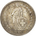 Coin, Switzerland, 2 Francs, 1944, Bern, AU(50-53), Silver, KM:21