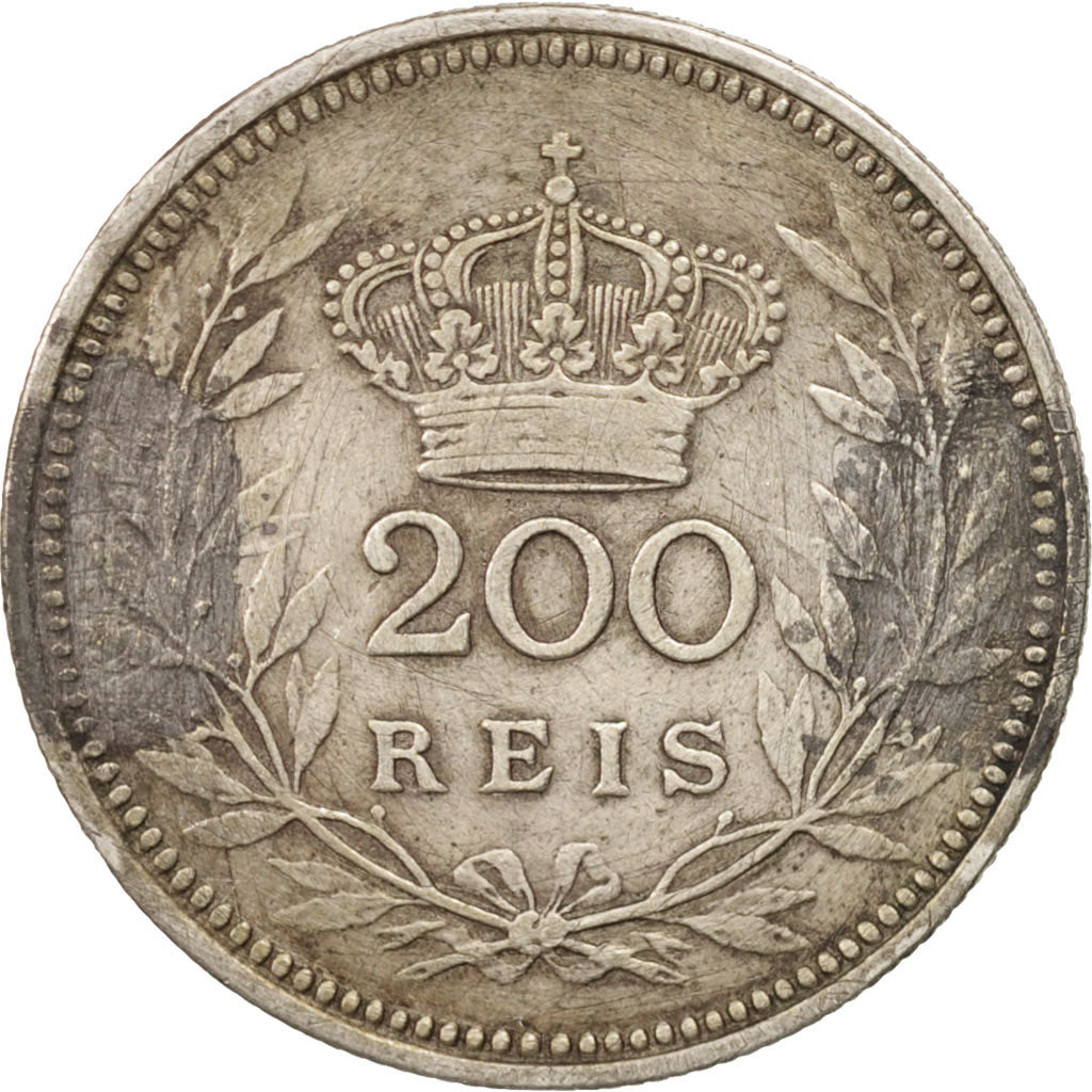 Portugal, Manuel II, 200 Reis, 1909, Paris, TB, Argent, KM:549