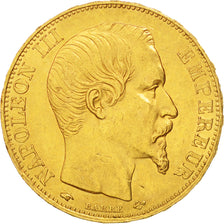 Coin, France, Napoleon III, Napoléon III, 20 Francs, 1855, Paris, AU(50-53)