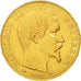 Moneta, Francia, Napoleon III, Napoléon III, 20 Francs, 1855, Paris, BB+, Oro