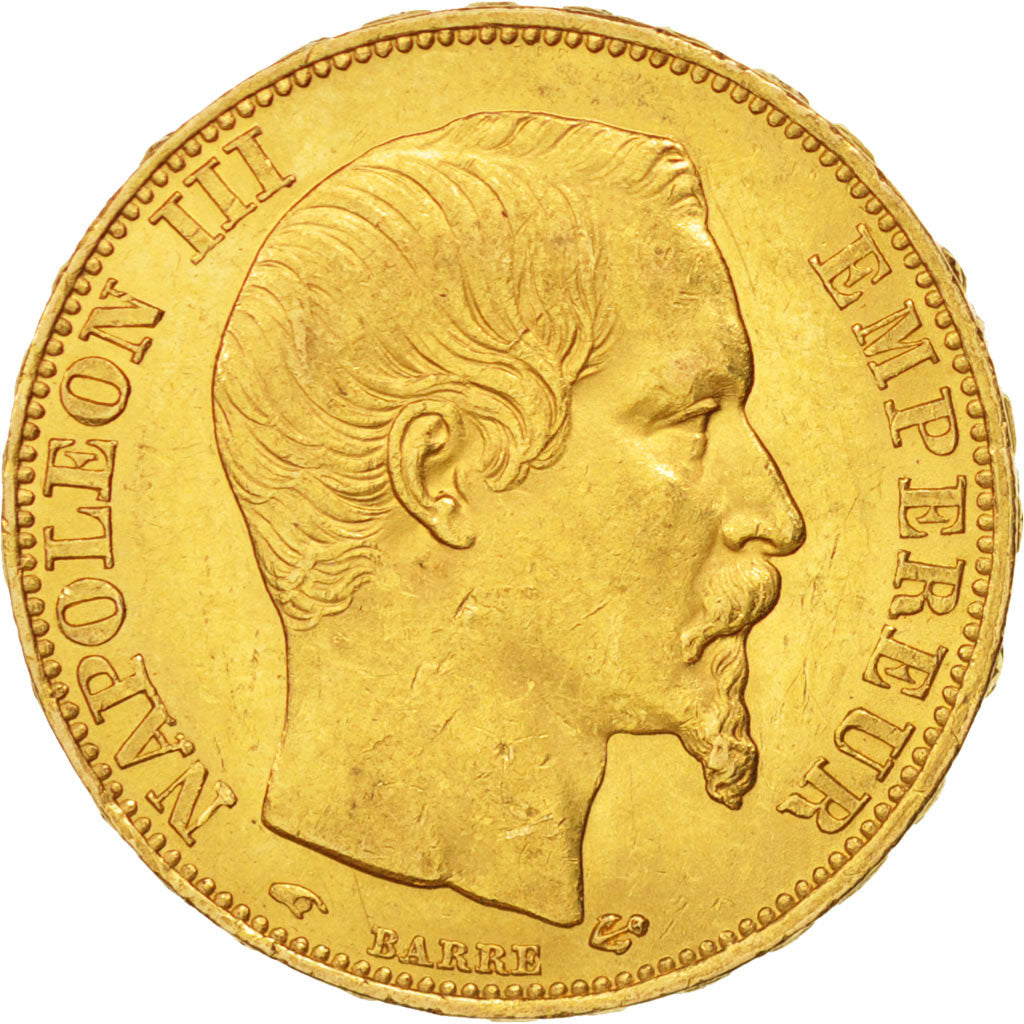 Munten, Frankrijk, Napoleon III, Napoléon III, 20 Francs, 1857, Paris, ZF+