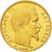 France, Napoleon III, 20 Francs, 1858, Paris, AU(50-53), Gold, KM:781.1