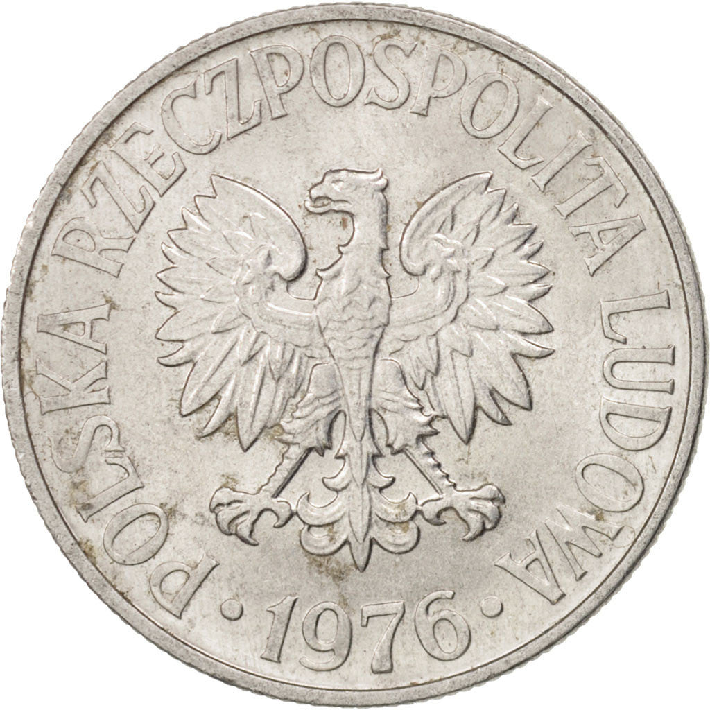 Monnaie, Pologne, 50 Groszy, 1976, Warsaw, SUP, Aluminium, KM:48.1
